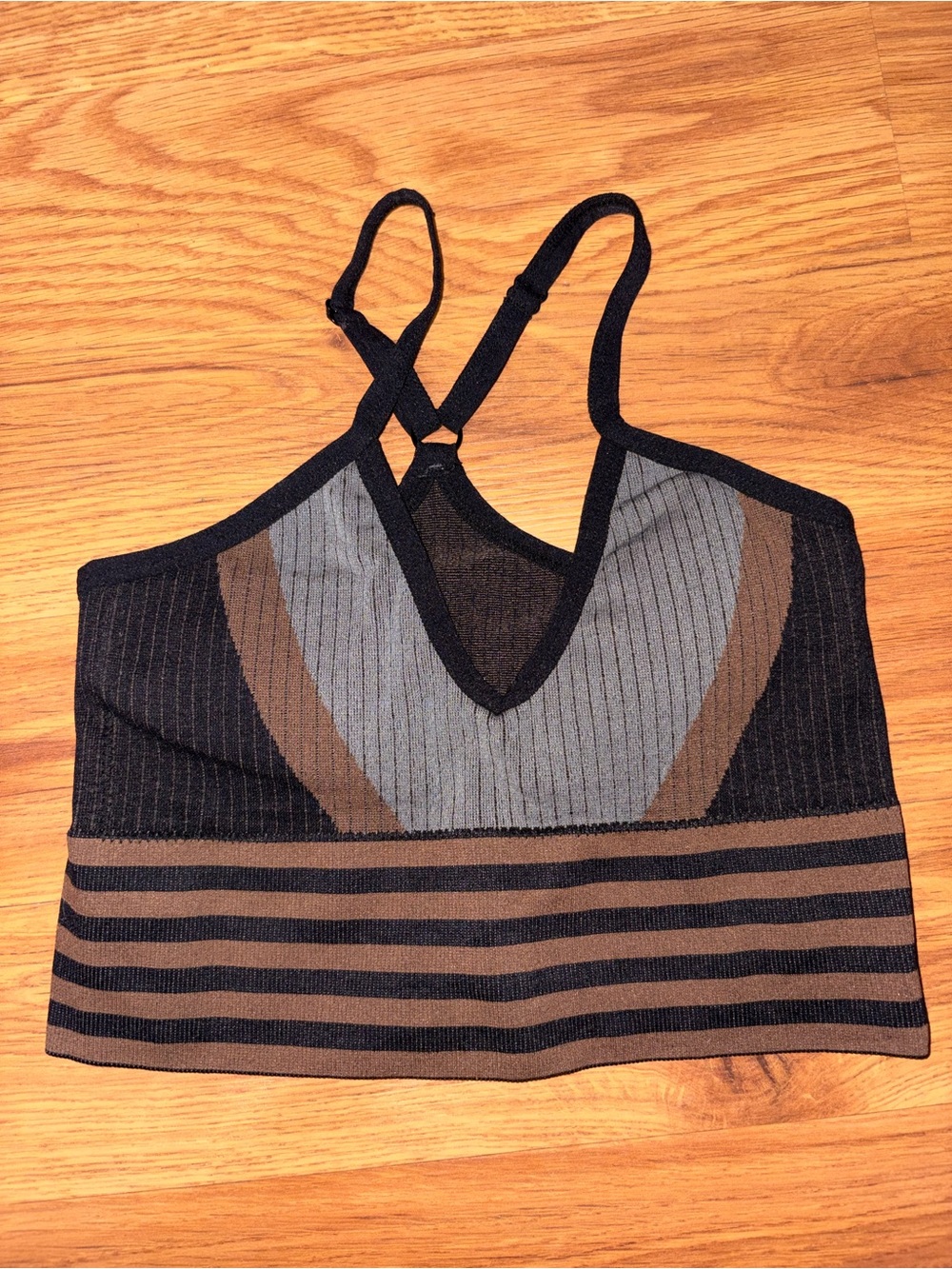 real Seamless Strappy Longline Sports Bra